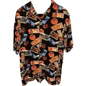 THUMS UP FOR HIM SIZE SMALL HAWAII SHORT SLEEVE BUTTON SHIRT